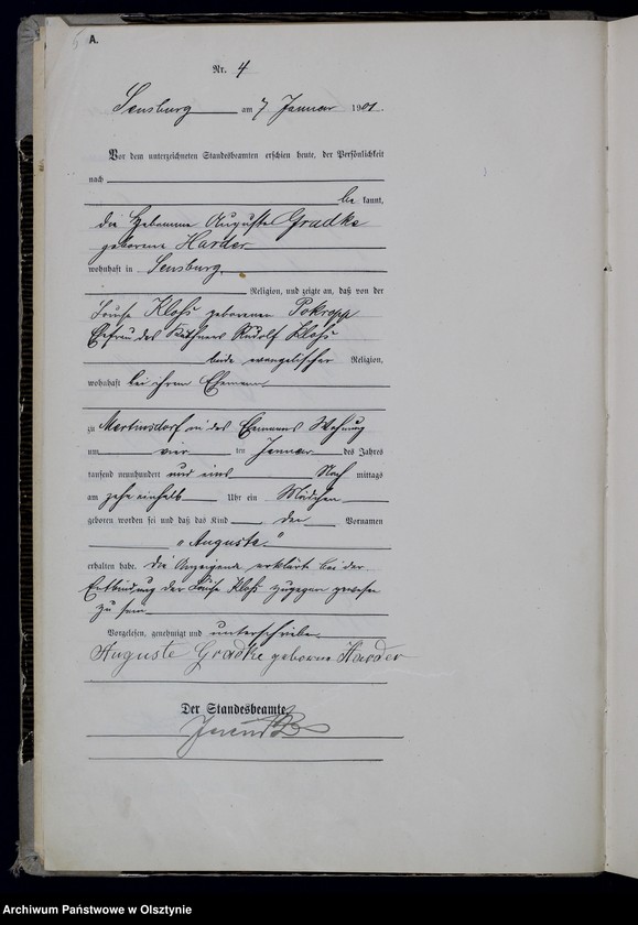 image.from.unit.number "Geburts-Haupt-Register Nr 1 - 354"