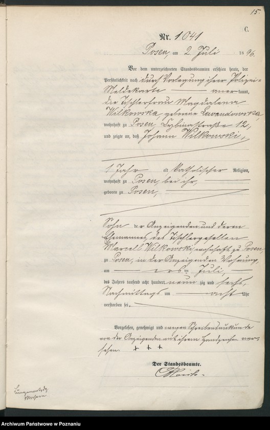 Obraz 18 z jednostki "Księga zgonów t. III"