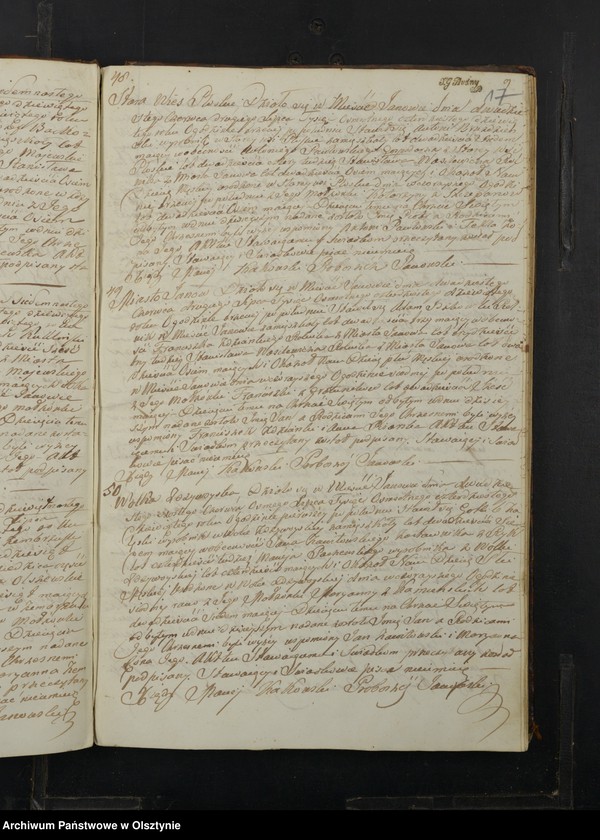 image.from.unit.number "Akta Urodzenia, Małżeństw, Zeyścia Parafij Janowskiej Powiatu Przasnyskiego Gubernij Płockiej z Roku 1849"