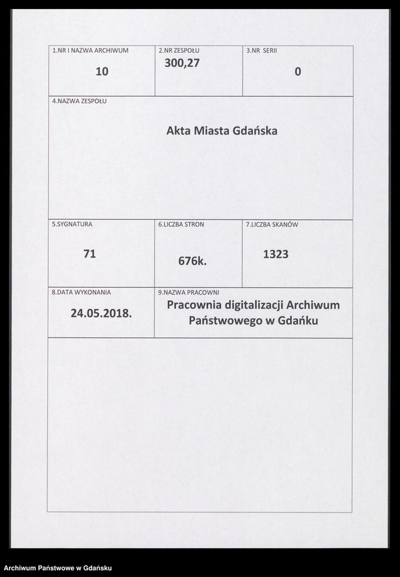 Obraz 1 z jednostki "Liber Missivarum in Anno Domini 1646. [Indeks adresatów]. Liber Missivarum in Anno Domini 1647. Index [adresatów]"