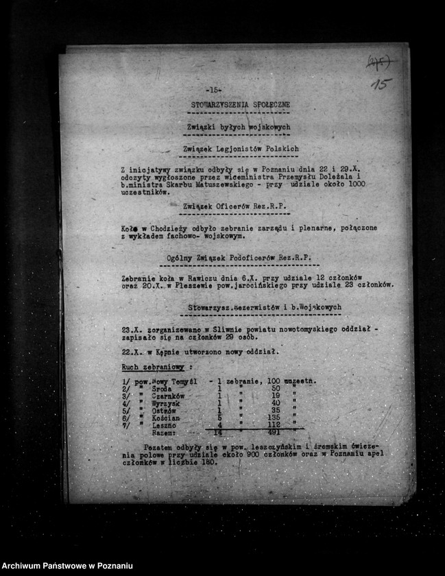 Obraz 19 z jednostki "Sprawozdania z polskiego legalnego ruchu polityczno-społecznego za miesiące październik, listopad, grudzień 1932 r."
