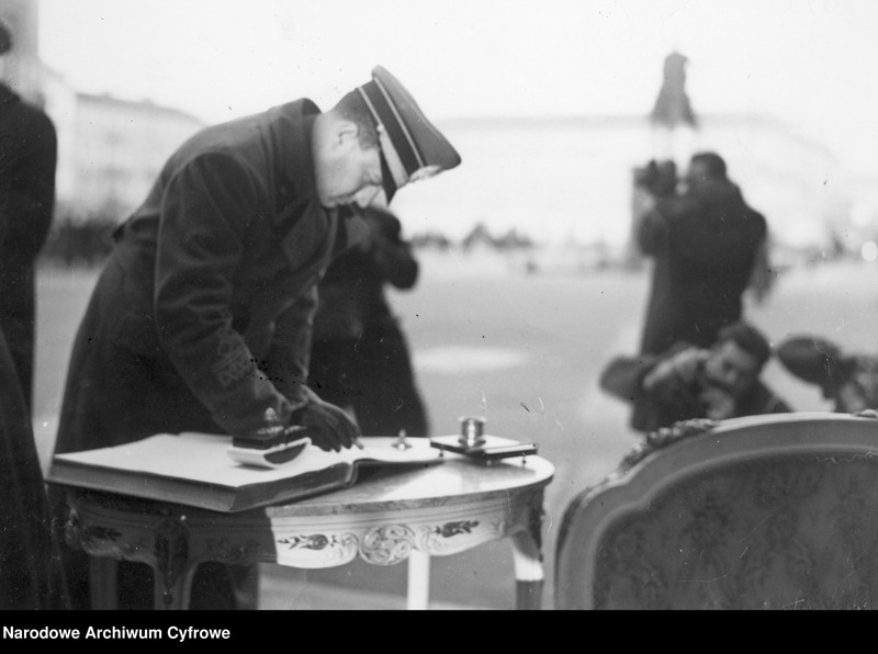 image.from.unit.number "Wizyta ministra spraw zagranicznych Włoch Galeazzo Ciano w Polsce"