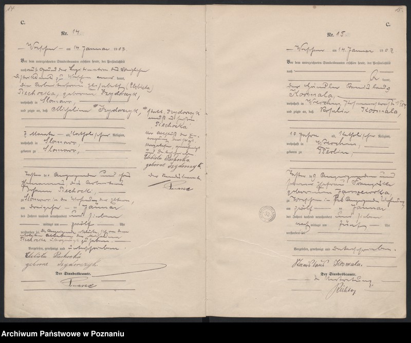 Obraz 10 z jednostki "Sterbe-Haupt-Register"