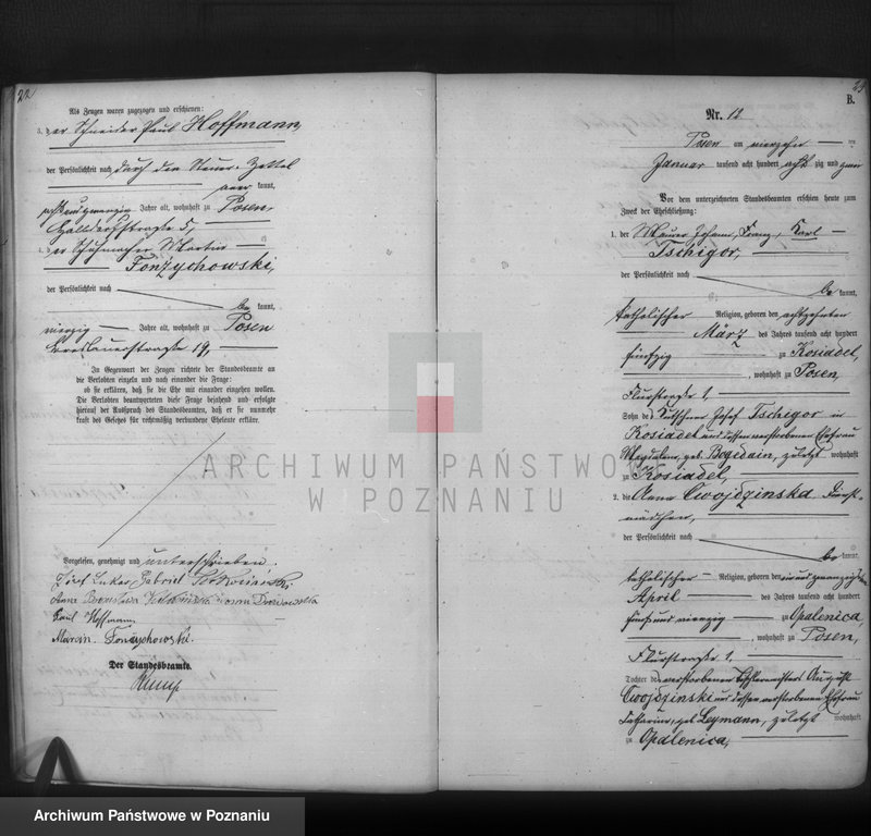 Obraz 13 z jednostki "Księga małżeństw t. I"