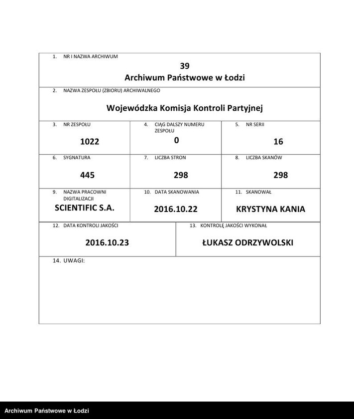 Obraz 1 z jednostki "Akta dotyczące Niemców [- podania, opinie, zaświadczenia i postanowienia Komisji]"