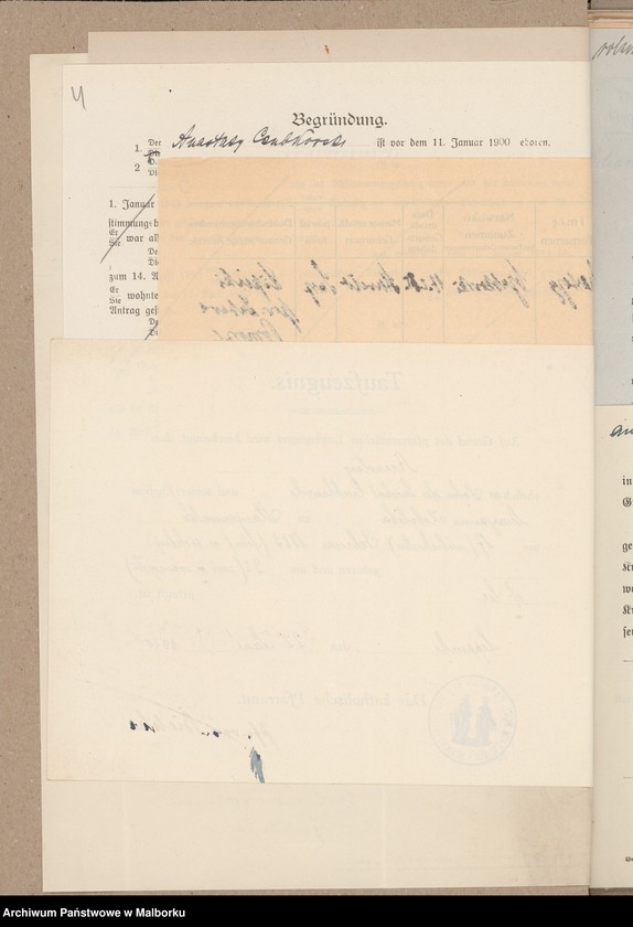 image.from.unit.number "Volksabstimmungsausschuss in Stangenwalde, Kreis Rosenberg Einsprüche [Wydział Plebiscytowy w Słupnicy, obwód suski Reklamacje]"