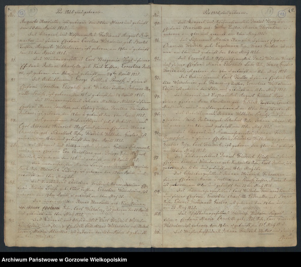 image.from.unit.number "Duplikate der Kirchenbücher der Hauptkirche zu Landsberg an der Warthe"