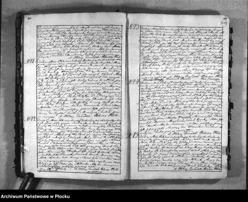 Obraz 18 z jednostki "Akta urodzeń, małżeństw i zgonów"