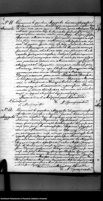 Obraz 9 z jednostki "Księga urodzeń, małżeństw, zgonów"