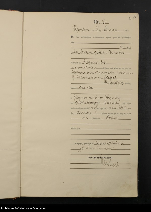 image.from.unit.number "Geburts-Haupt-Register Nr 1 - 200"