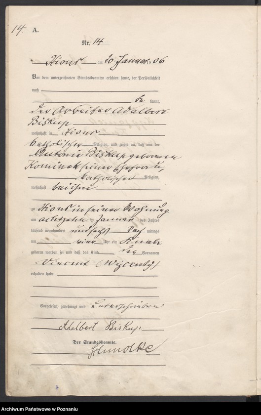Obraz 17 z jednostki "Geburts-Haupt-Register"