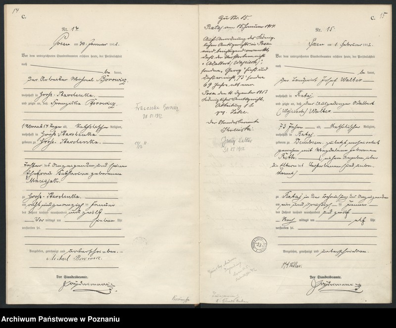 Obraz 10 z jednostki "Księga miejscowa zgonów [Rejestr główny zgonów]"