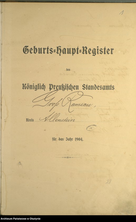 image.from.unit.number "Geburts-Haupt-Register Nr 1 - 83"