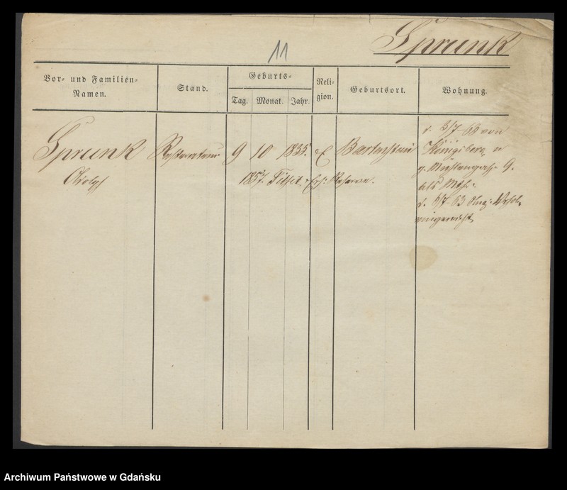 image.from.unit.number "Karty meldunkowe: Spruch - Sryslowski"