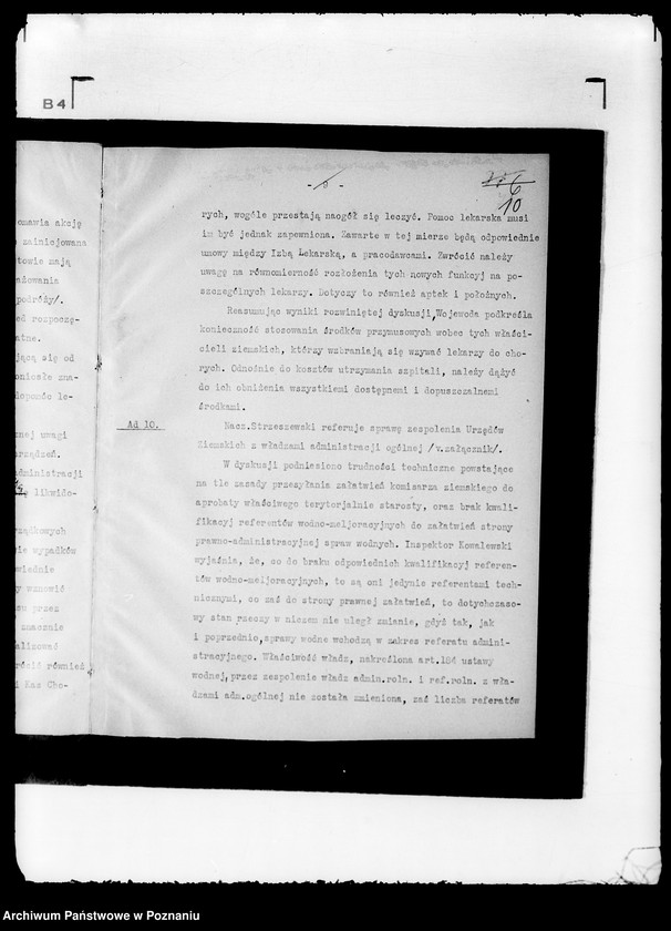 Obraz 14 z jednostki "/Protokół z doraźnego zjazdu starostów odbytego 3 II 1934 r./"