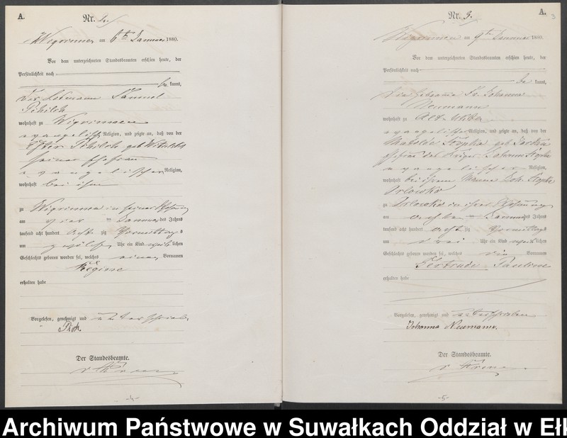 image.from.unit.number "Geburts-Haupt-Register des Königlich Preussischen Standes-Amtes Guszianka Kreis Sensburg"