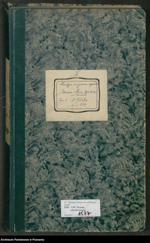 Obraz 2 z jednostki "Księga miejscowa zgonów tom I [Rejestr główny zgonów]"