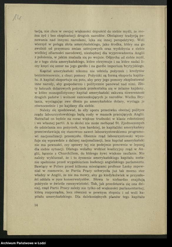 Obraz 15 z jednostki "Szkolenie partyjne - O sytuacji międzynarodowej - broszura [Wydziału Szkolenia Komitetu Centralnego PPR]"