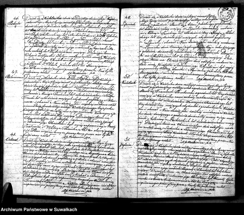 image.from.unit.number "Duplikat Aktów Urodzonych, Zaślubionych i Zmarłych Parafii Kaletnickiej."