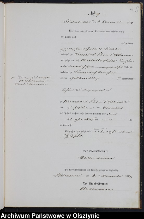 image.from.unit.number "Sterbe-Neben-Register Nr 1 - 28"