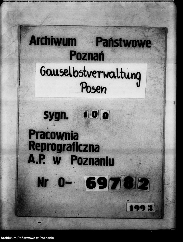 Obraz 1 z jednostki "Koschmin - Ehemalige Provinzial-Gärtnerlehranstalt Anlage-Vermögen."