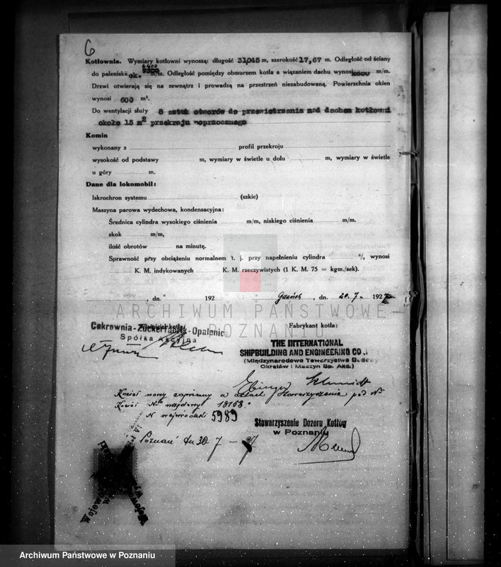 Obraz 10 z jednostki "Cukrownia w Opalenicy, pow. nowotomyski nr woj. 5989"