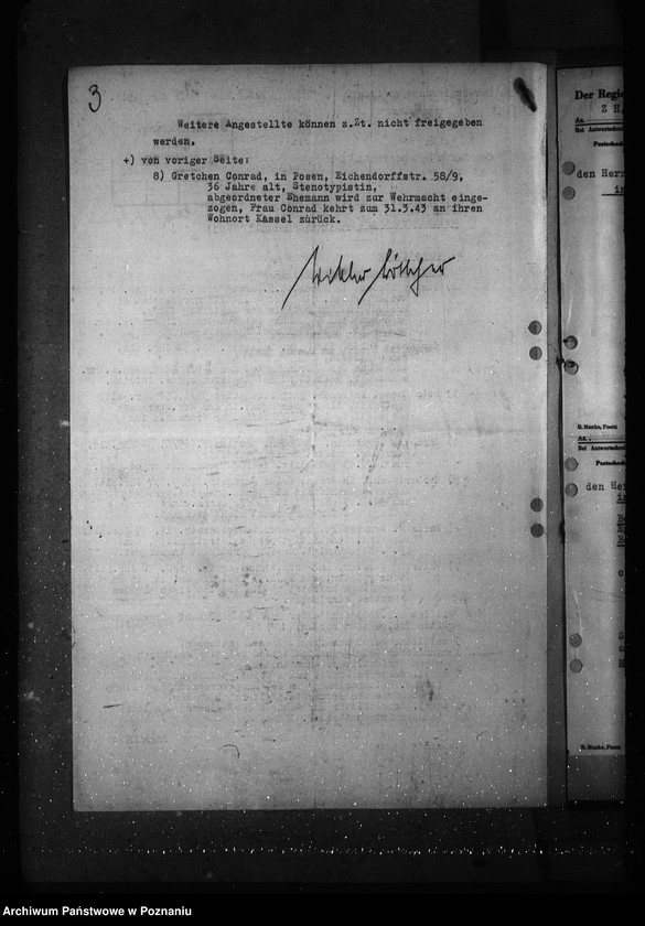 Obraz 7 z jednostki "Zwalnianie pracowników do prac związanych z gospodarką wojenną"