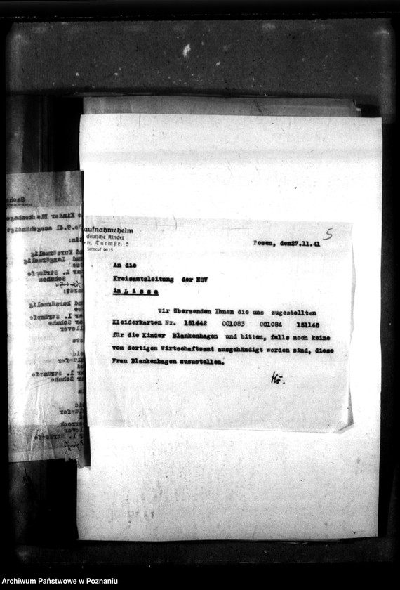 Obraz 9 z jednostki "Ehemalige Heimkinder von 1941 bis 30 V 1942, A-R. [Przyjęcia i przekazania dzieci, litera A-R]."