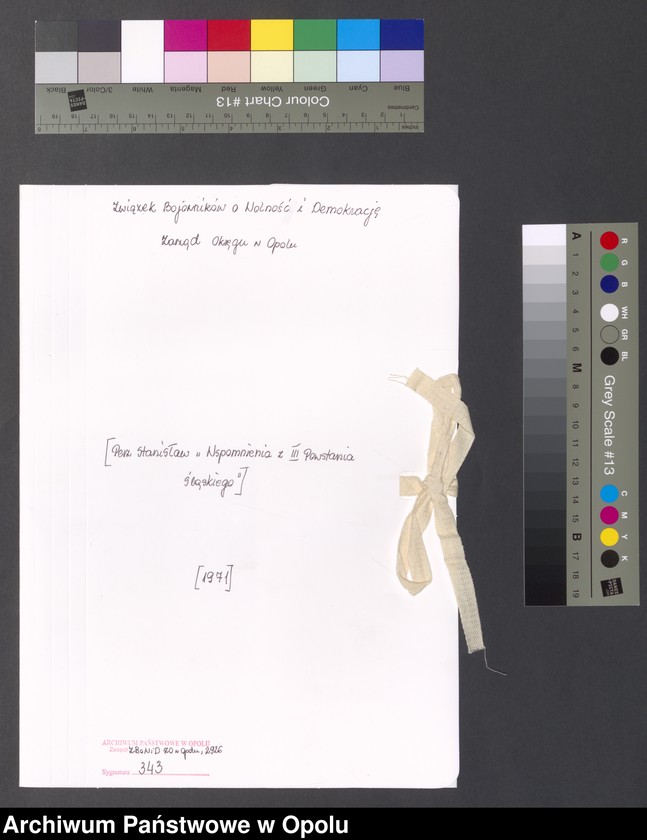 Obraz 2 z jednostki "[Perz Stanisław "Wspomnienia z III Powstania Śląskiego"]"