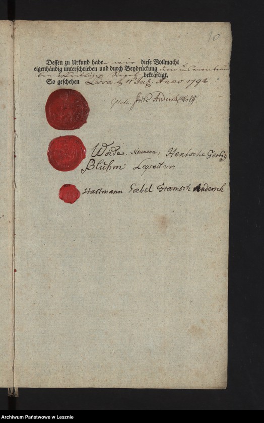 Obraz 13 z jednostki "[Akta manualia J. C. in Sachen der Stadt Lissa contra den Fürsten von Sułkowski wegen Abgaben]"