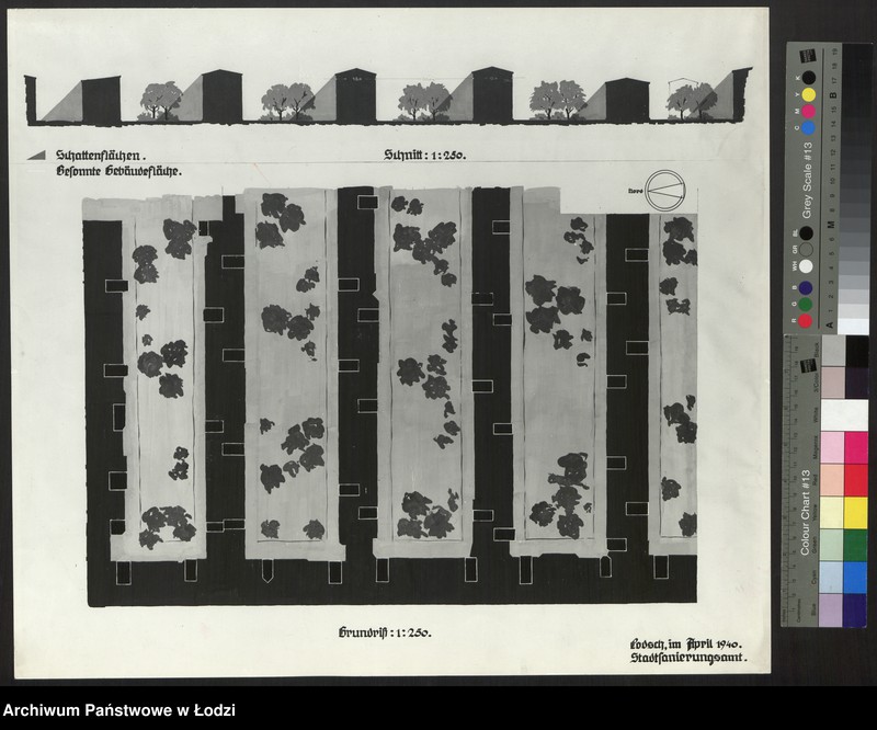 Obraz 1 z jednostki "Schattenflächen besonnte Gebäudeflächen"
