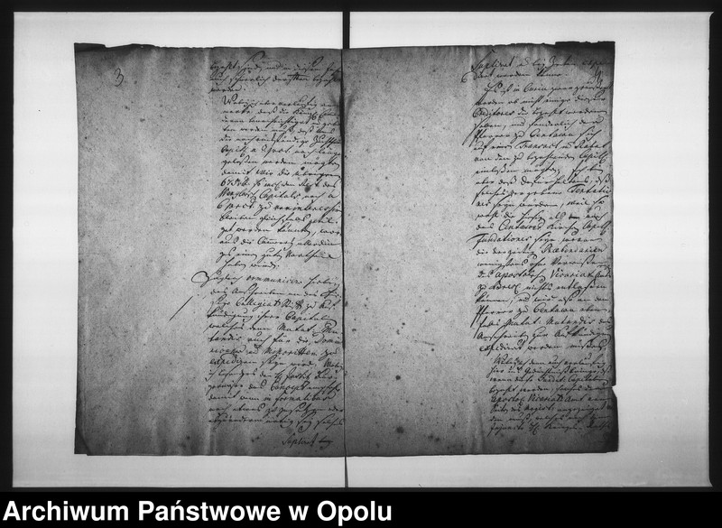 Obraz 7 z jednostki "Acta adhibenda zu denen Rathhäuslichen Actis von Stadt Schulden wegen dem von der Königl: p Cammer zu Breslau aus der Haupt-Armen-Hauss-Casse erhaltenen Darlehn von 5000 rthl. gegen 5 pro Cent Interesse wovon ein gleichmässiges Capital, so bisher zu 6 pro cent verinteressiret werden müssen abgestossen werden soll: Vid: Acta von Bezahlung der Stadt-Schulden: item: Acta wegen Befriedigung der Charlotte Jeltschin"