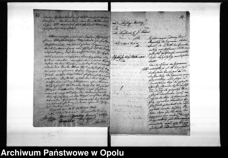 Obraz 11 z jednostki "Acta des Magistrats zu Oppeln betreffend: die vom Kaufmann Isaak Münzer angelegte Cigarren-Fabrik de Anno 1846"
