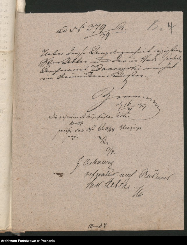 Obraz 10 z jednostki "A. betr. den polnischen Flüchtling Josef von Bilikiewicz aus Burbiczki /Wilno/"