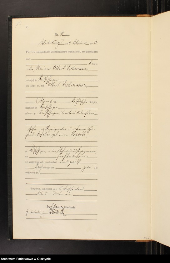 image.from.unit.number "Sterbe-Haupt-Register Nr 1 - 87"