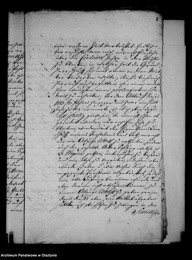 image.from.unit.number "Correspondence die Serwillensche Müle betr. /Surwile; kętrz./"