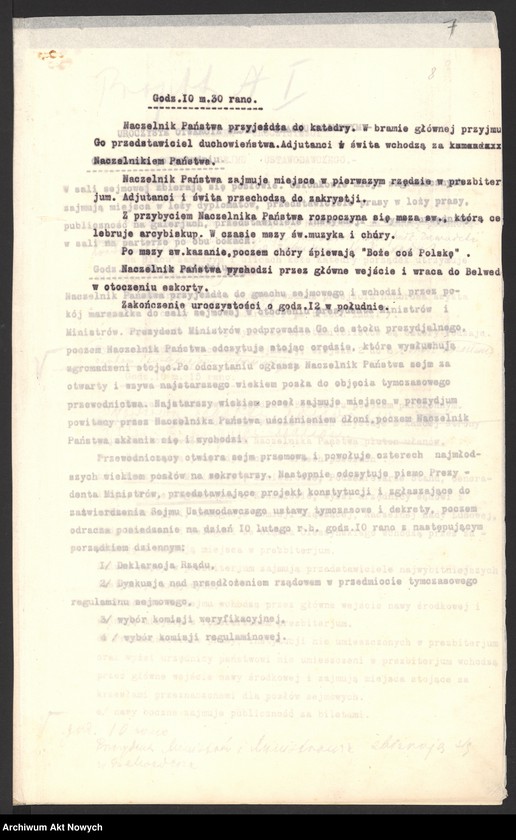 image.from.unit.number "(Udział Naczelnika Państwa w różnych uroczystościach), tom I"