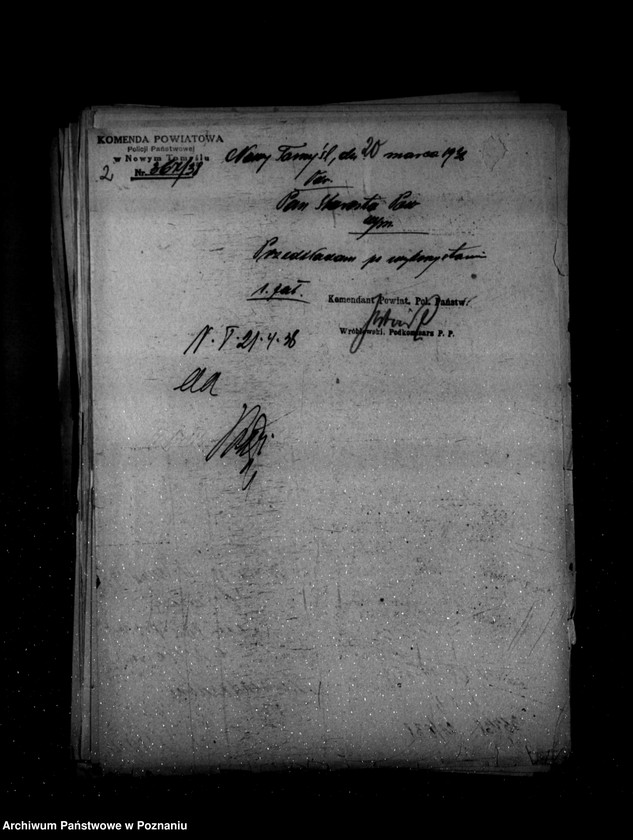 Obraz 6 z jednostki "Sprawozdania z życia mniejszości narodowych za czas od 1 stycznia do 30 kwietnia 1938 r."