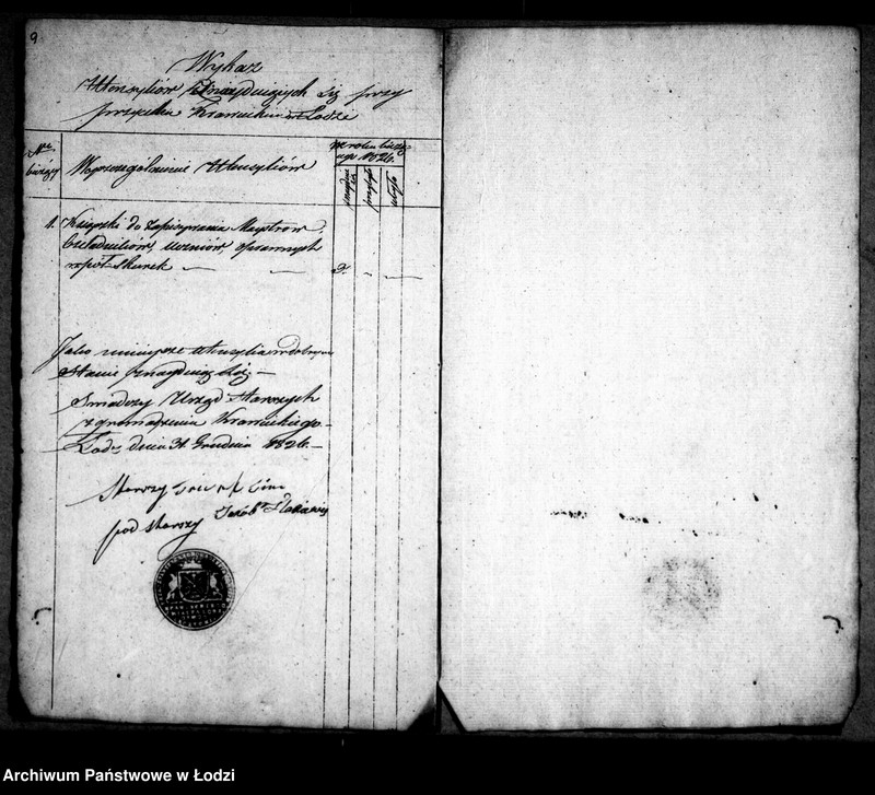 Obraz 11 z jednostki "Dowody do rachunków Kasy Rzemieślniczej Cechu Krawieckiego w Mieście Łodzi"