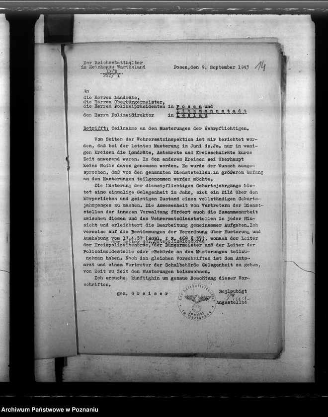 Obraz 18 z jednostki "Gesundheitspflege für werdende Mutter. Musterung der Wehrpflichtigen. Fliegenbekämpfung - Gesundheitliche Betreuung der Zivilbevölkerung"