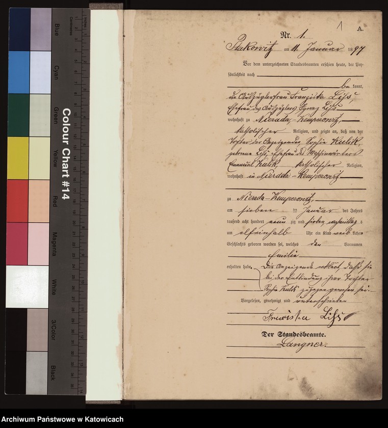 Obraz z jednostki "Księga urodzeń nr 1-41 (1897), 1-59 (1898), 1-56 (1899)"