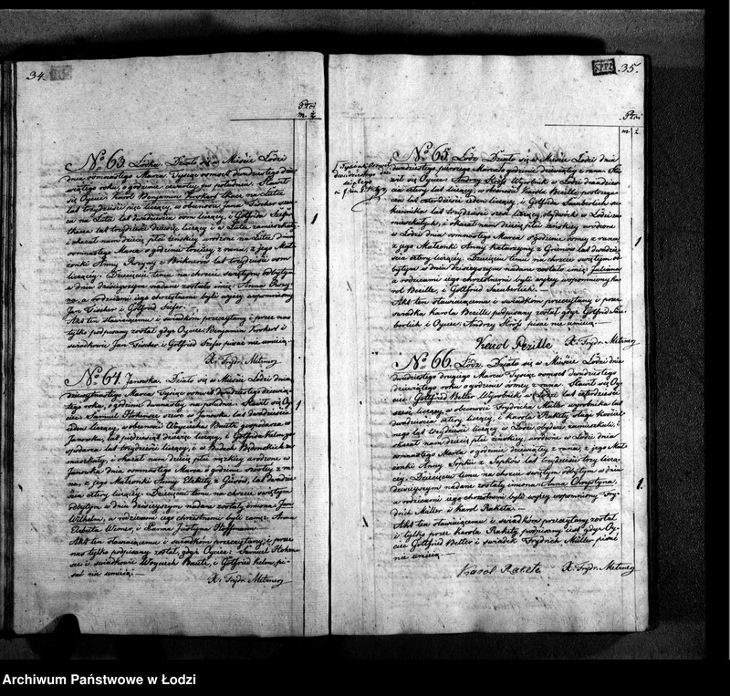 Obraz 20 z jednostki "Akta urodzeń, małżeństw i zgonów"