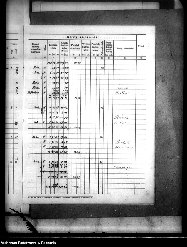 Obraz 13 z jednostki "Ostateczny rejestr pomiarowy majątku Stare powiatu wyrzyskiego"