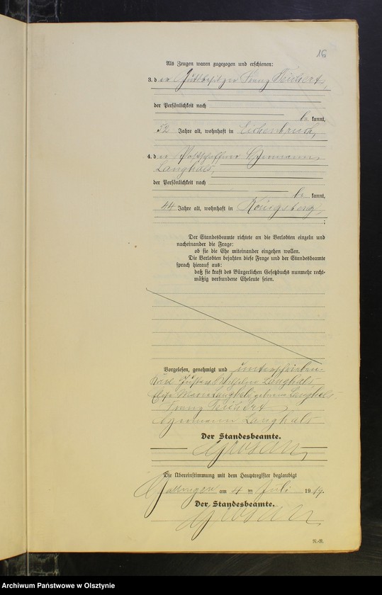 image.from.unit.number "Heirats-Neben-Register Nr 1 - 26 [ Księga małżeństw - wtóropis ]"