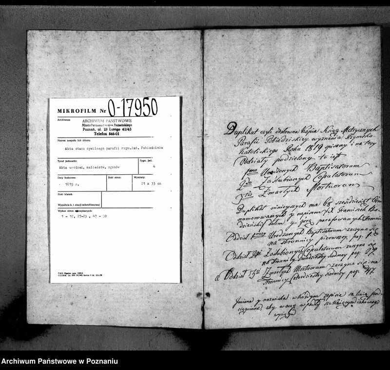 image.from.unit.number "Duplikat urodzeń, małżeństw i zmarłych"