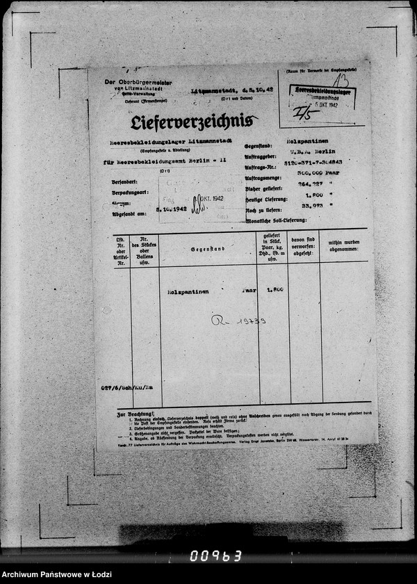 Obraz 17 z jednostki "371 Holzpantoffeln A-K. Auslieferung"