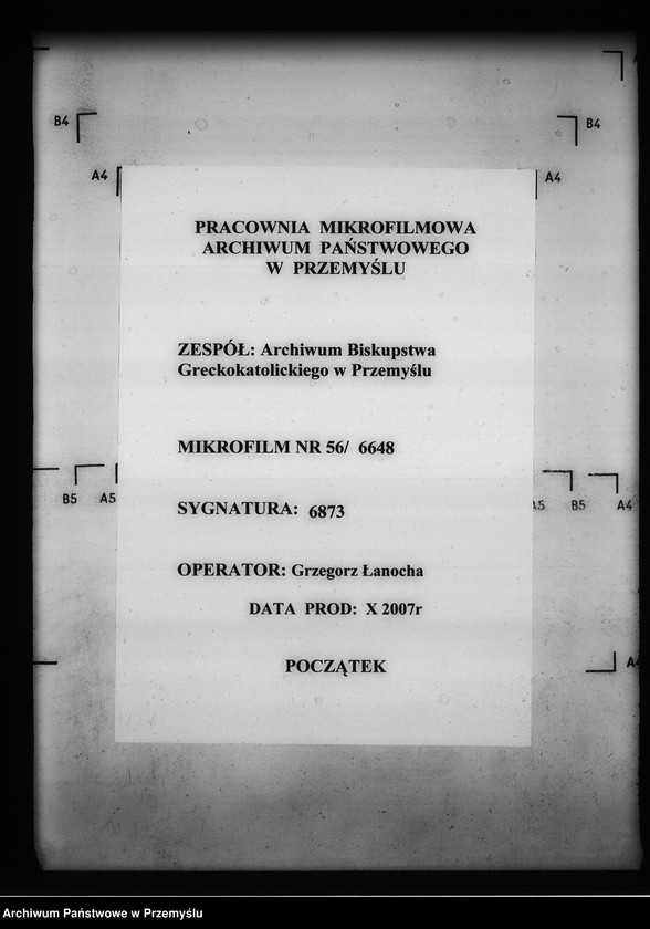 image.from.unit.number "[Kopie ksiąg metrykalnych parafii Dobra Szlachecka (dekanat Dynów, Bircza)]"