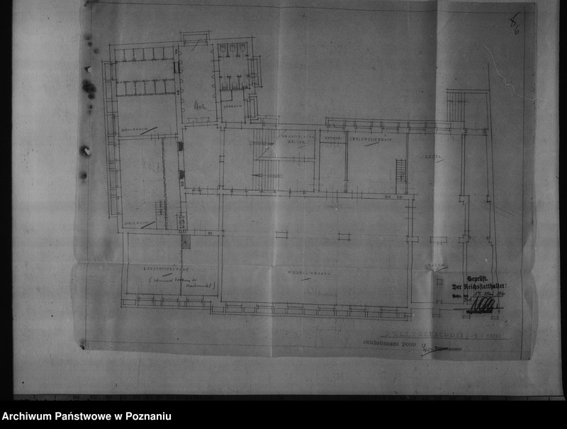 Obraz 10 z jednostki "Buten für die Bauschule, die Meisterschule in Posen, Landwirtschaftsschule in Turek, Textilschule in Litzmannstadt, Schniederinnenschule in Posen"