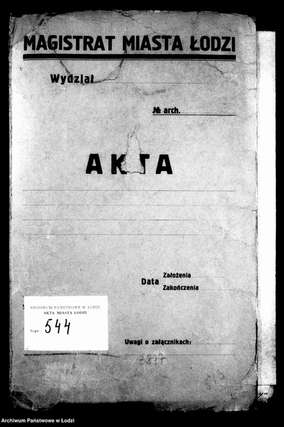 Obraz 4 z jednostki "Akta tyczące się przesyłania wyrobów na wystawę publiczną"