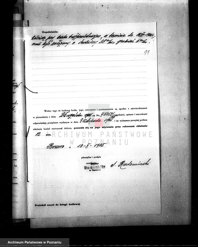 Obraz 16 z jednostki "Majątek Borowo pow. kościański, własność O. Bernuthe nr woj. kotła 5855"